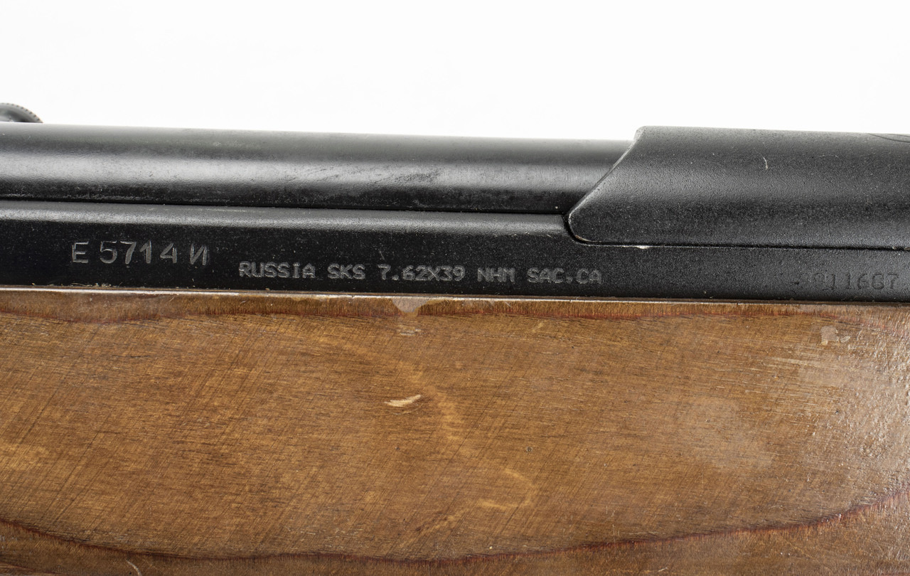 Russian SKS Rifle 7.62x39mm 10 Rd 20.5" Barrel Semi Auto Rifle - C&R Eligible - Image 4